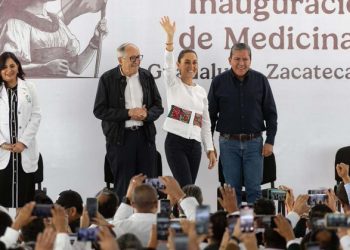 Sheinbaum apoya a Monreal y destaca avances en seguridad en Zacatecas