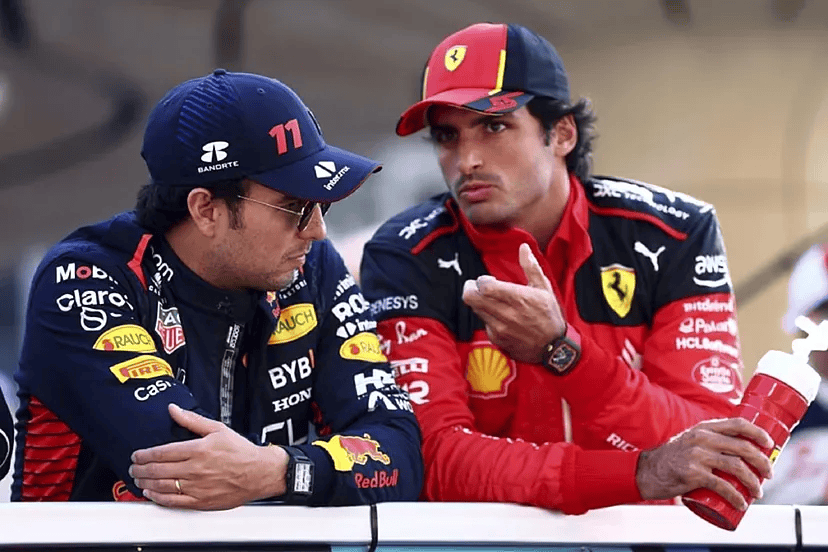 Carlos Sainz se despide de Checo Pérez con un emotivo mensaje