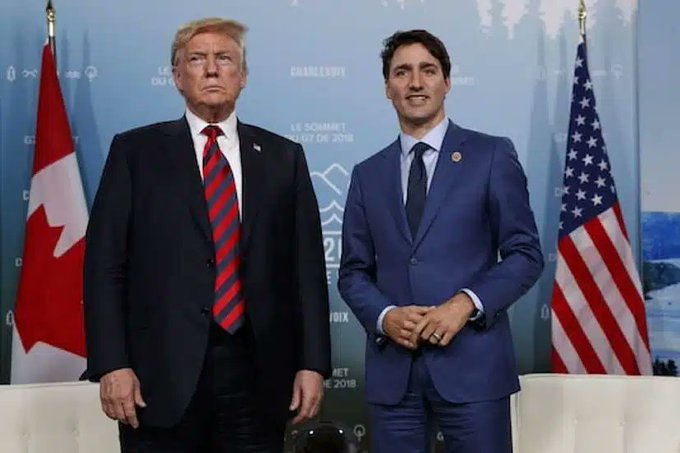 Trump propone a Trudeau la anexión de Canadá a EE.UU. para evitar aranceles comerciales