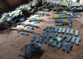 Hallan arsenal tras operativo en rancho de Pantelhó, Chiapas