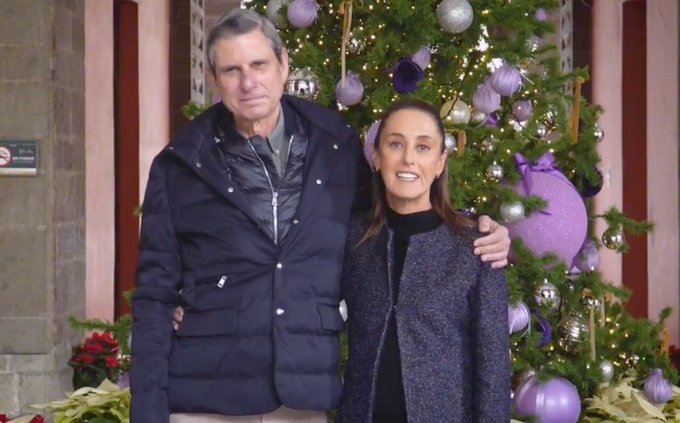 Claudia Sheinbaum envía mensaje navideño a mexicanos en México y el extranjero