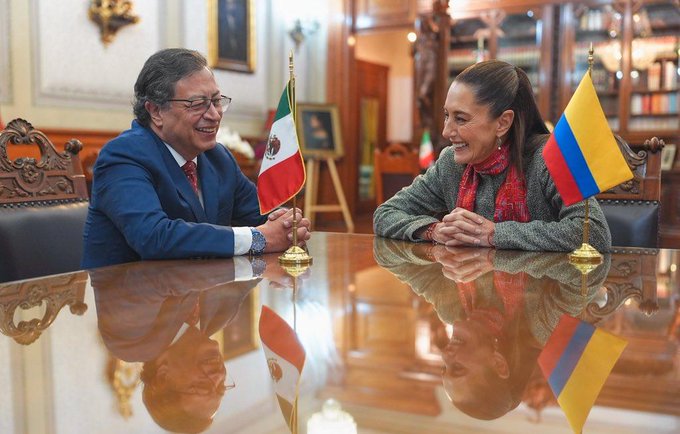 Sheinbaum y Petro abordan crisis migratoria y promueven la unidad latinoamericana