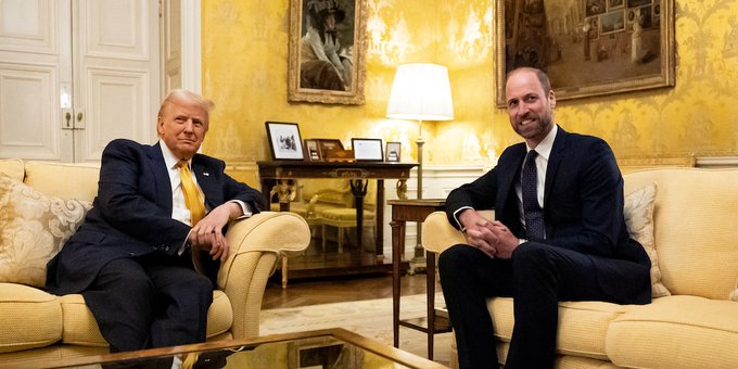 Trump elogia al príncipe de Gales y desata polémica con Macron en París