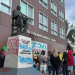 Trabajadoras sexuales trans vandalizan el Poder Judicial de la CDMX exigiendo justicia por intento de feminicidio