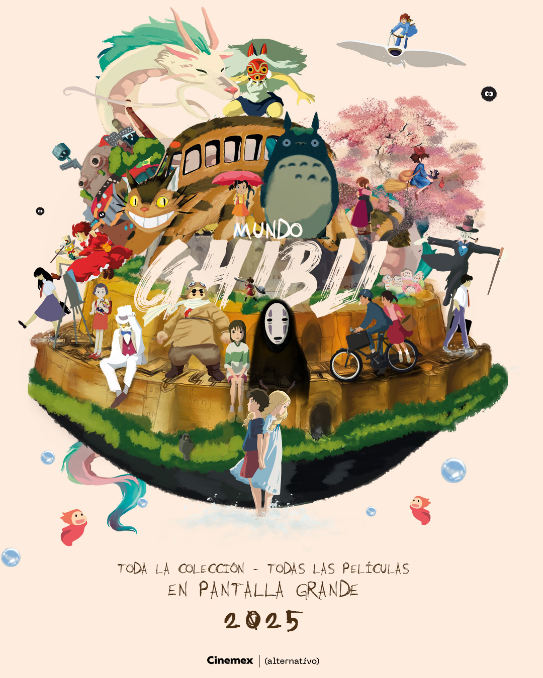 promocional cinemex sobre studio ghibli