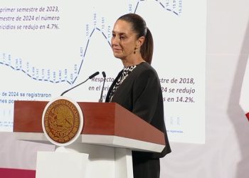 Sheinbaum destaca reducción de homicidios reportada por el Inegi