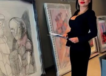 Sandra Cuevas presenta galería de arte y enfrenta críticas en redes sociales