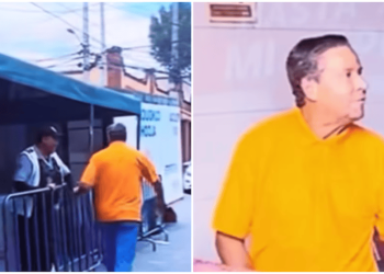 Alfredo Adame pasa Año Nuevo en el Torito y disfruta de unos taquitos al salir