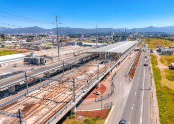 La construcción del parque lineal en el Tren México-Toluca; todo el sexenio para su finalización