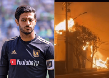 Carlos Vela pierde su hogar en California debido a los incendios