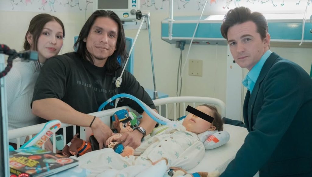 Drake Bell visita a niño mexicano en hospital y lanza campaña