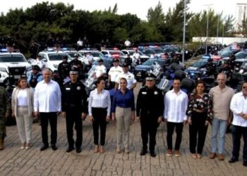 Cancún refuerza su seguridad con la entrega de 127 unidades de patrullaje