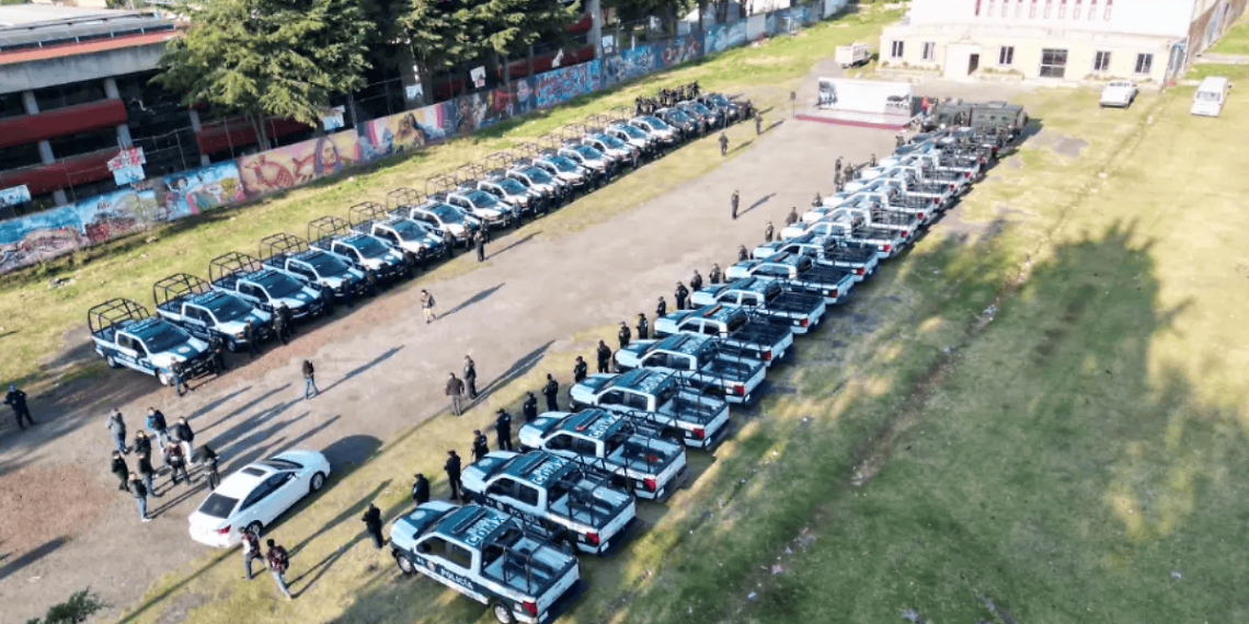 Tlalpan refuerza seguridad con la entrega de 30 patrullas nuevas para mejorar la vigilancia