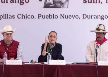 Sheinbaum destaca elección judicial y promete infraestructura en Durango