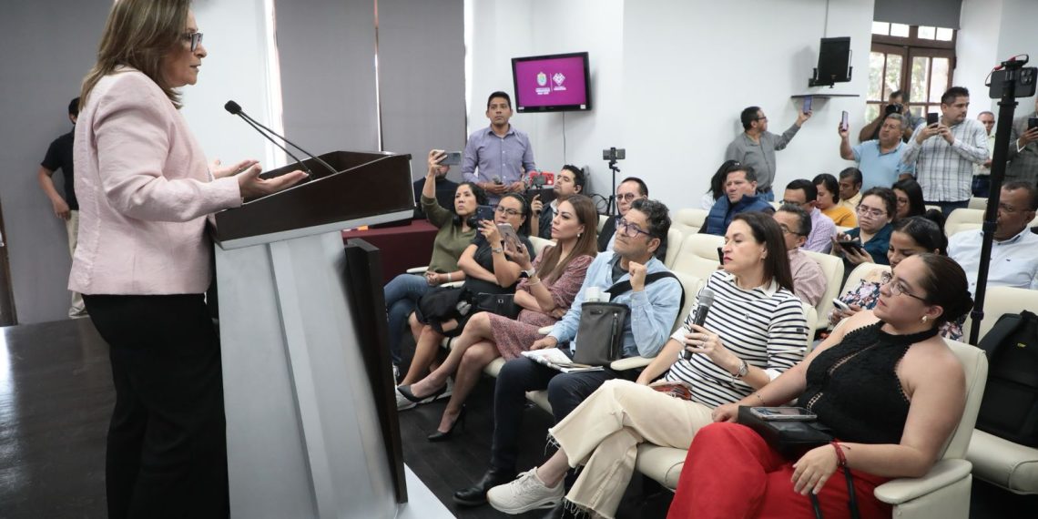 Rocío Nahle anuncia convenios de seguridad con Oaxaca, Puebla y Tlaxcala