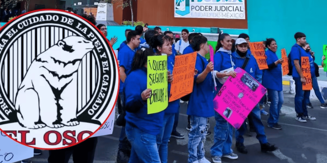 Trabajadores de la fábrica El Oso protestan un mes después del desalojo sin solución