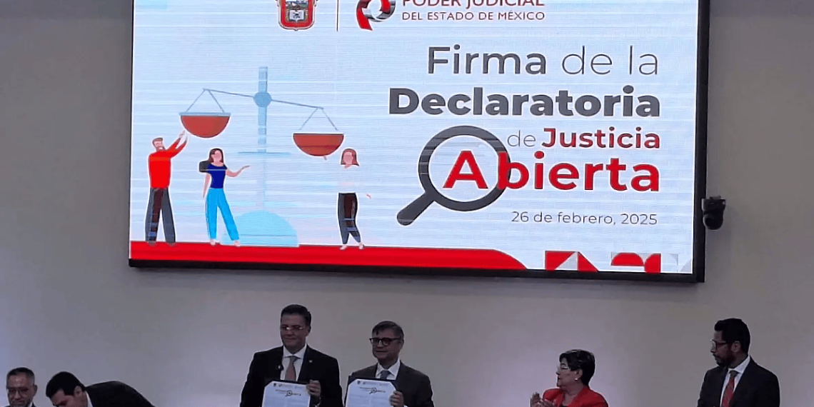 Poder Judicial del Edomex refuerza la confianza ciudadana con la Justicia Abierta