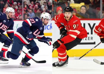 Intensa rivalidad entre Canadá y EE.UU. en hockey sobre hielo