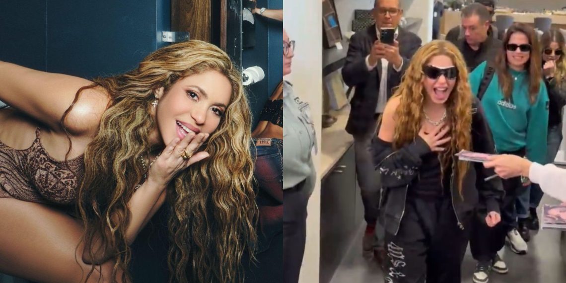 Shakira ya está en Monterrey para su esperado concierto