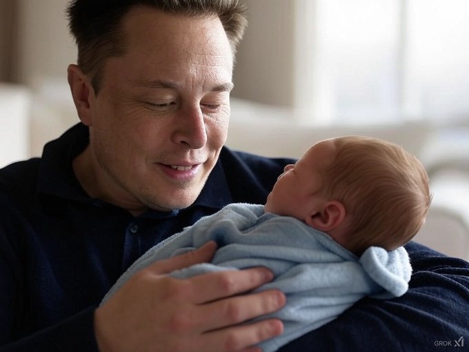 Elon Musk anuncia el nacimiento de su hijo Seldon Lycurgus