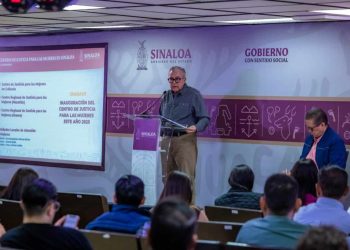 Rocha Moya destaca avances en protección a la mujer con centros de justicia y unidades locales de atención