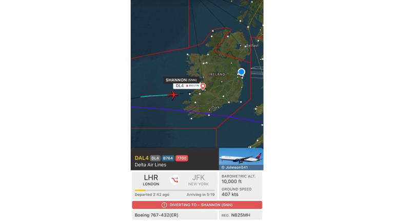 Vuelo de Delta Air Lines / Redes Sociales Vuelo de Delta Air Lines / Redes Sociales