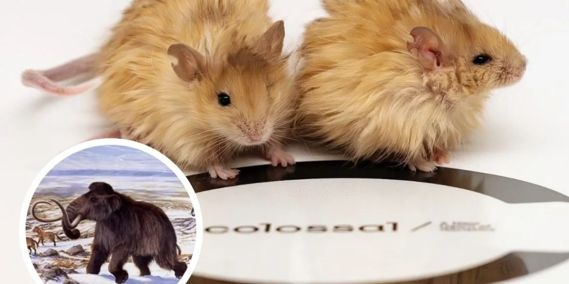 Científicos crean un “ratón lanudo” con genes de mamut