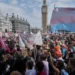 Protestas en Londres por fallo que excluye a mujeres trans