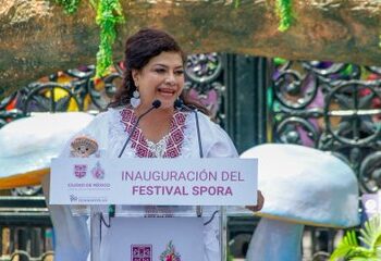 Clara Brugada inaugura el Festival Spora en Chapultepec y amplía su duración