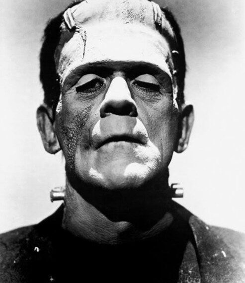 Subastan una rara imagen del monstruo de Frankenstein con una apariencia muy diferente a la clásica