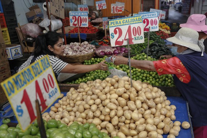 Inflación en México repunta en marzo y se ubica en 3.80% anual