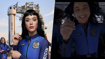 Usuarios aseguran que el viaje espacial de Katy Perry fue un montaje, tras observar que las pasajeras abrieron la cápsula antes