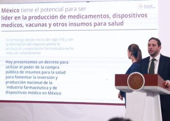 Gobierno emitirá decreto para fabricar medicamentos en México: Eduardo Clark
