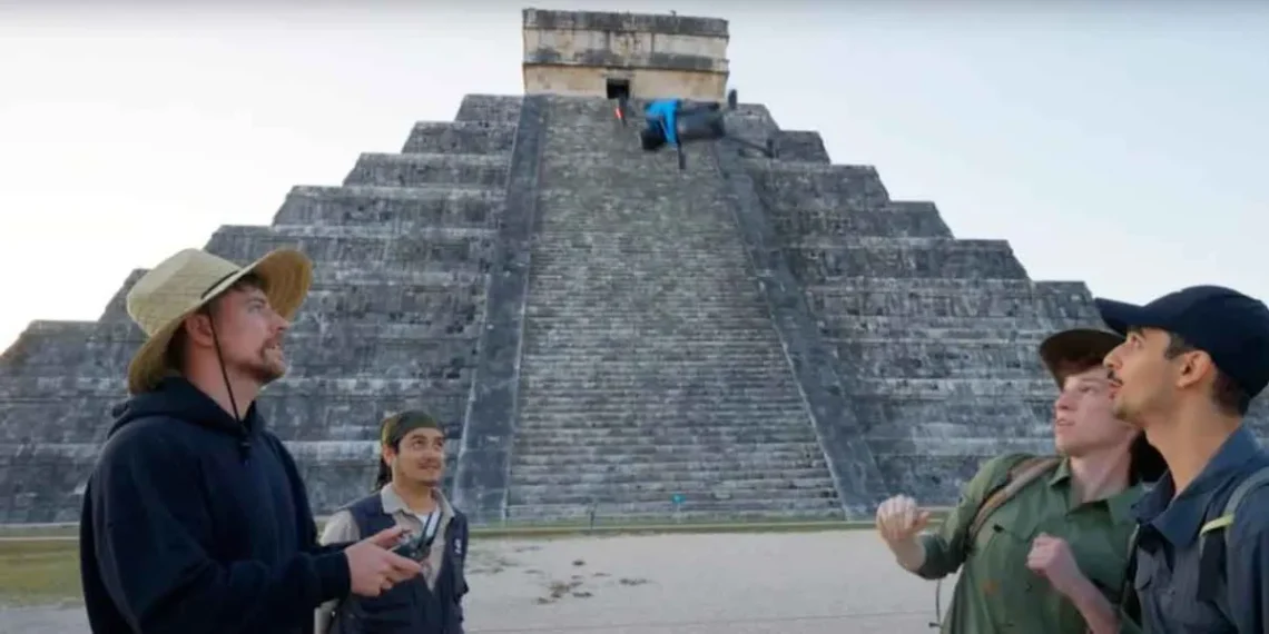 MrBeast desata controversia en México por grabaciones en sitios arqueológicos