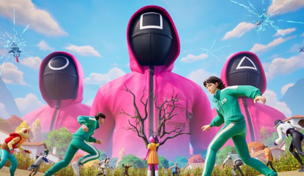 Fortnite lanza una colaboración oficial con El Juego del Calamar. Incluye nuevo mapa, skins temáticos y desafíos personalizables. Disponible el 27 de junio, junto con el estreno de la temporada final de la serie.