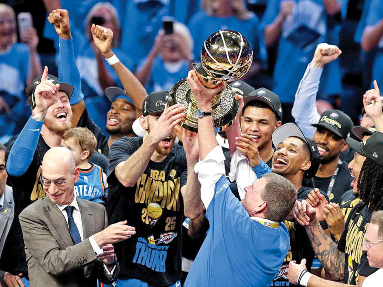 Oklahoma City Thunder se consagra campeón de la NBA al vencer 103-91 a los Indiana Pacers, logrando su primer título desde su mudanza a Oklahoma y el segundo en la historia de la franquicia.