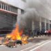Integrantes de la CETEG incendian oficinas del SNTE en CDMX