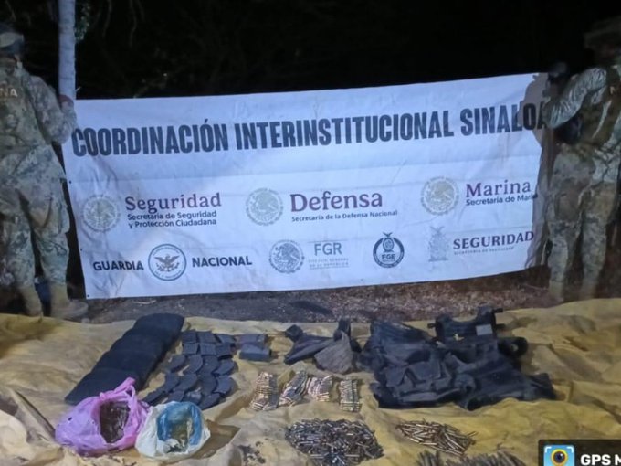 Ejército decomisa explosivos, marihuana y armamento en operativos en zonas rurales de Sinaloa