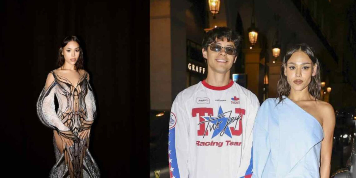 Captan a Alex Hoyer alejando a Danna Paola de sus fans en París