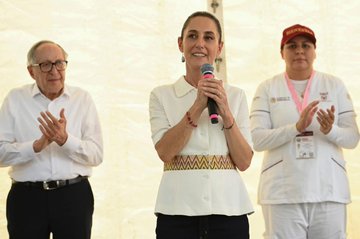 Sheinbaum supervisa en Tamaulipas el programa Salud Casa por Casa