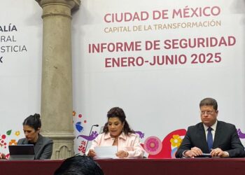 Delitos de alto impacto bajan 62% en CDMX respecto a 2019: Brugada