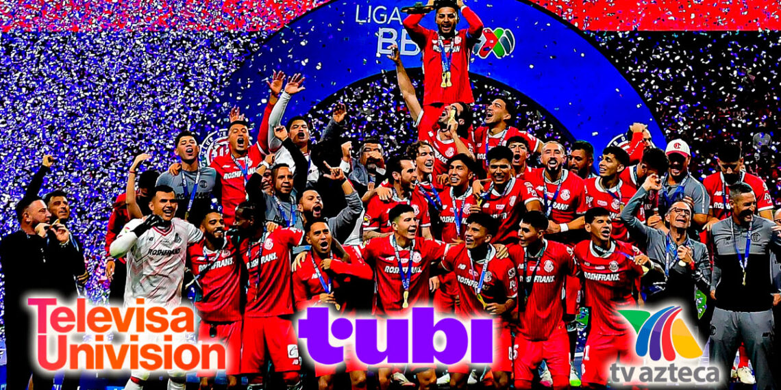 Toluca tendrá transmisiones simultáneas por TV Azteca y Televisa