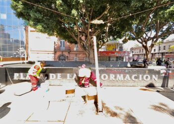 Reubican zonas de consumo de marihuana y rehabilitan Plaza de la Información en CDMX