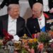 Multitudinarias protestas en Londres contra Trump mientras el rey Carlos III lo recibe con honores