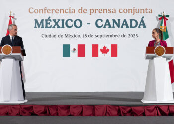 Sheinbaum y Carney acuerdan plan de acción México-Canadá previo a revisión del T-MEC