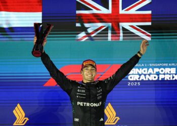 Triunfo de Russell y consagración de McLaren en el GP de Singapur