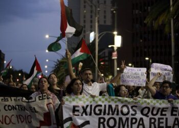 Protestas pro Palestina generan bloqueos y disturbios en la CDMX