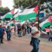 Miles marchan en CDMX por Palestina; piden fin de la guerra en Gaza y enfrentan bloqueos viales