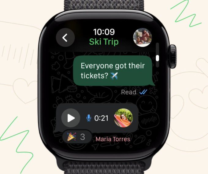 WhatsApp lanza su app oficial para Apple Watch con respuestas y audios integrados