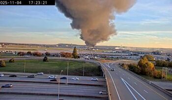 Se estrella avión de carga de UPS en Louisville; autoridades confirman heridos